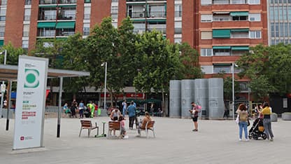 Descubre el barrio mediante fotos.
